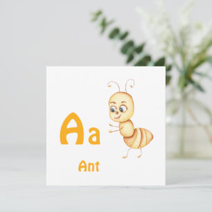 Ant personalise ABC: Letter A - Add Your Name