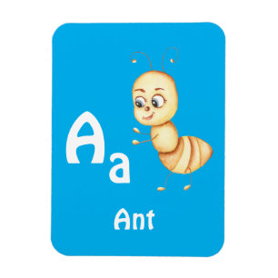 Ant personalise ABC: Letter A - Add Your Name Magnet