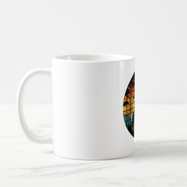 Ant Retro Sunset Vintage Colourful Ant Insects Lov Coffee Mug (Left)