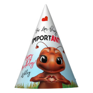 Ant Sign Language Birthday Party Hat