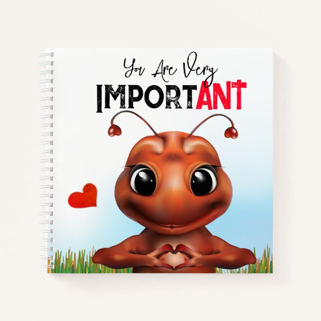 Ant Sign Language Notebook (Front)