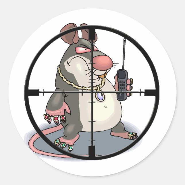 Ant-Snitch Scope Sight Sticker (Front)