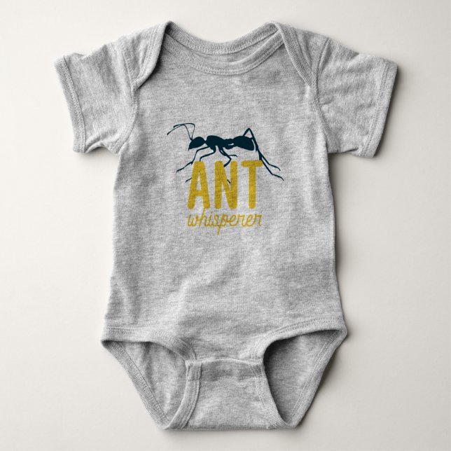 Ant Whisperer Baby Bodysuit (Front)