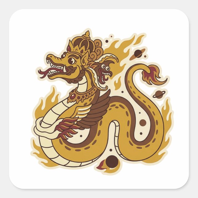 Antaboga Square Sticker (Front)