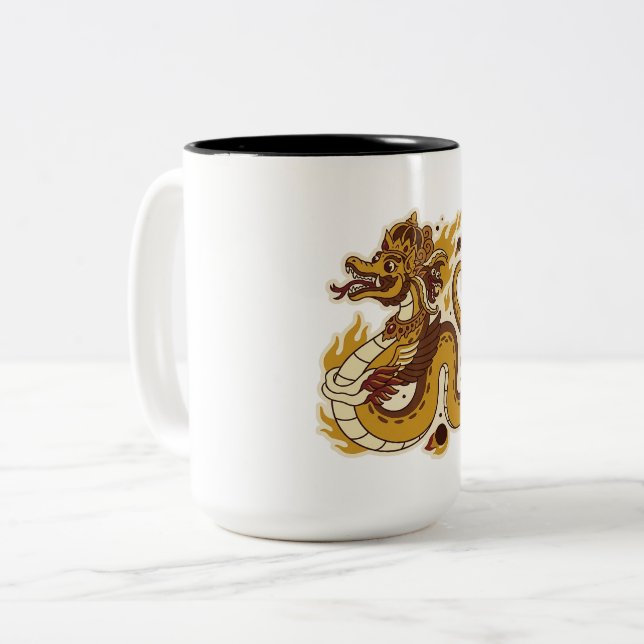 Antaboga Two-Tone Coffee Mug (Front Left)
