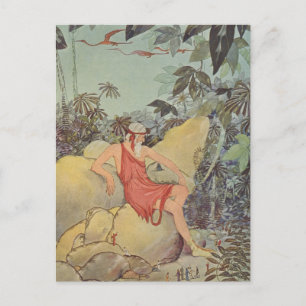 Antaeus and the Pygmies Postcard