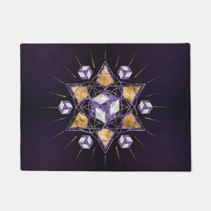 Antahkarana in in Sacred Geometry Ornament Doormat