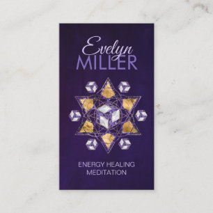 Antahkarana in Sacred Geometry Ornament Business Card