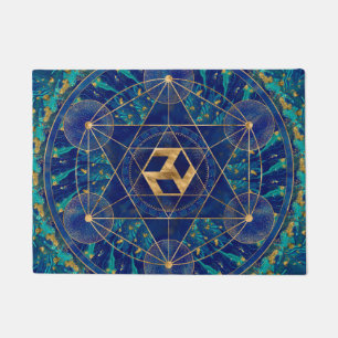 Antahkarana in Sacred Geometry Ornament Doormat