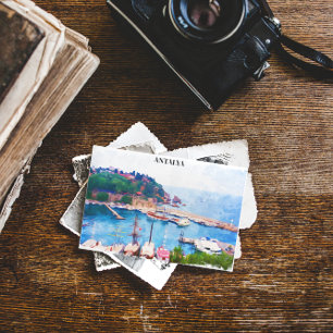 Antalya Turkey Panorama View Postcard