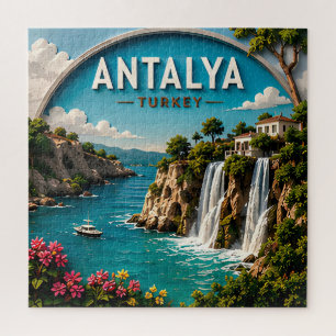 Antalya Turkey Turkish Riviera Mediterranean Trave Jigsaw Puzzle