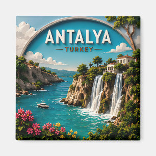 Antalya Turkey Turkish Riviera Mediterranean Trave Magnet