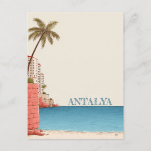 Antalya TurkiyeTravel Postcard