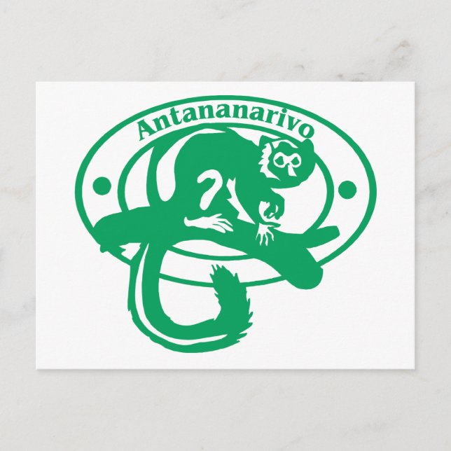 Antananarivo Stamp Postcard (Front)
