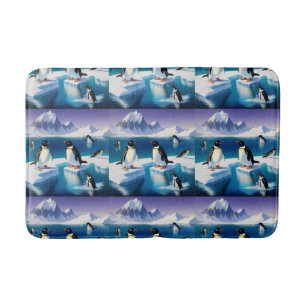 Antarctic penguin bathmat
