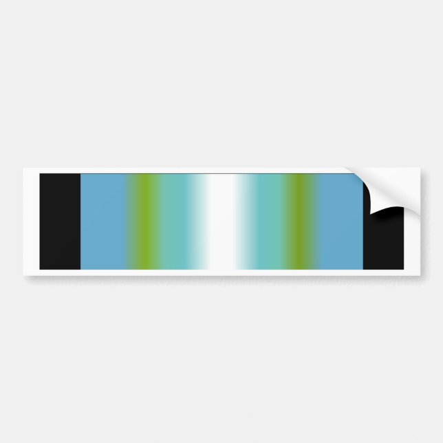 Antarctic Service Ribbon Bumper Sticker (Front)
