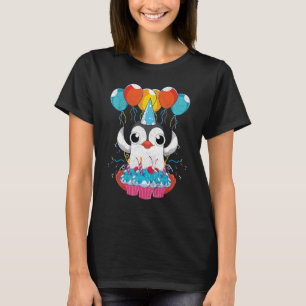 Antarctica Animal Zoo Bird Birthday Party Cute Pe T-Shirt