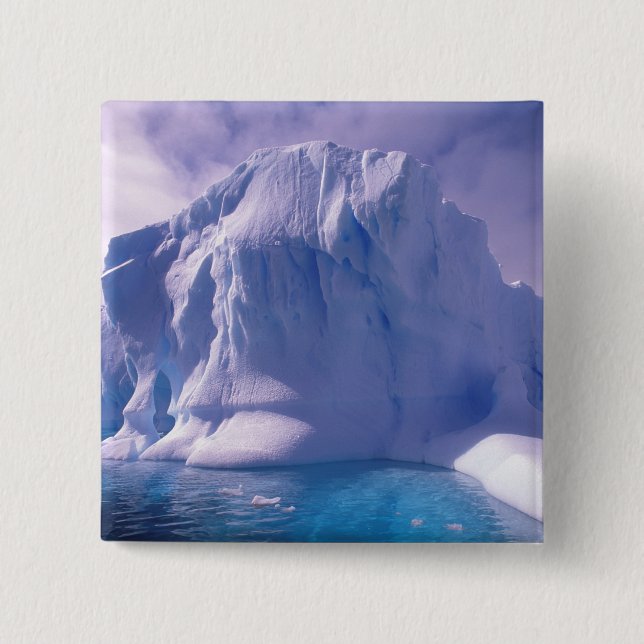 Antarctica. Antarctic icescapes 15 Cm Square Badge (Front)