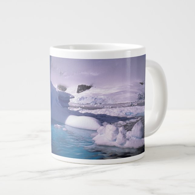 Antarctica. Antarctic icescapes 2 Large Coffee Mug (Front Right)