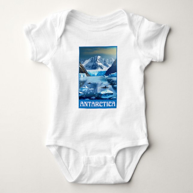 Antarctica Baby Bodysuit (Front)