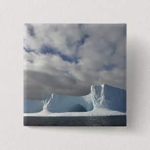 Antarctica, Bransfield Strait, Afternoon sun 15 Cm Square Badge