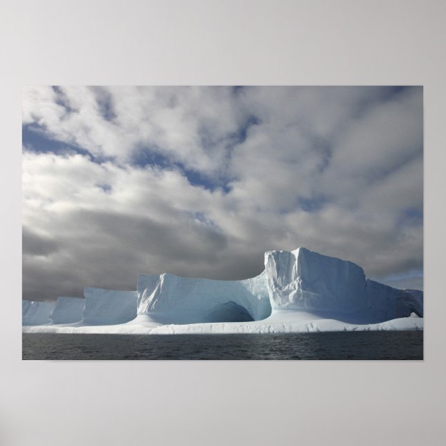 Antarctica, Bransfield Strait, Afternoon sun Poster (Front)