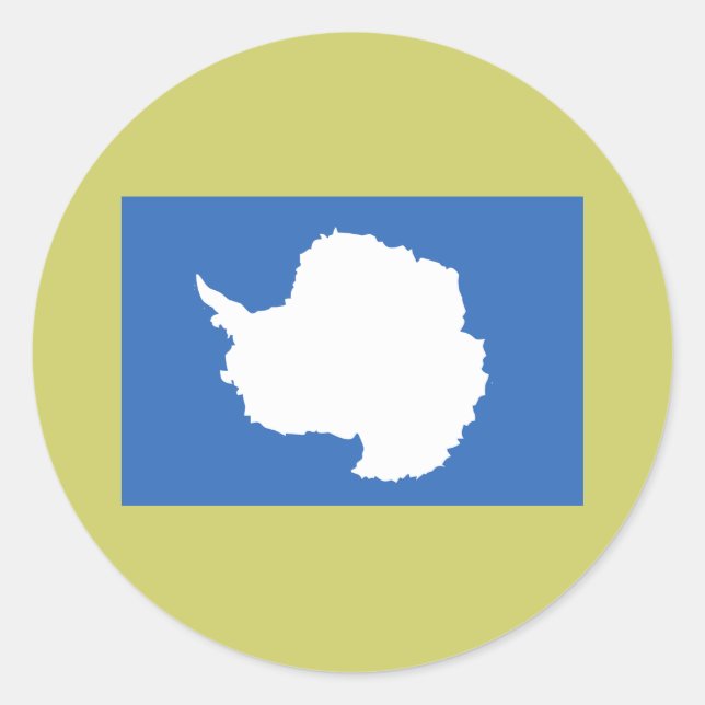 Antarctica Classic Round Sticker (Front)