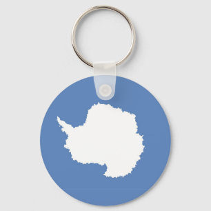 Antarctica continent flag symbol key ring