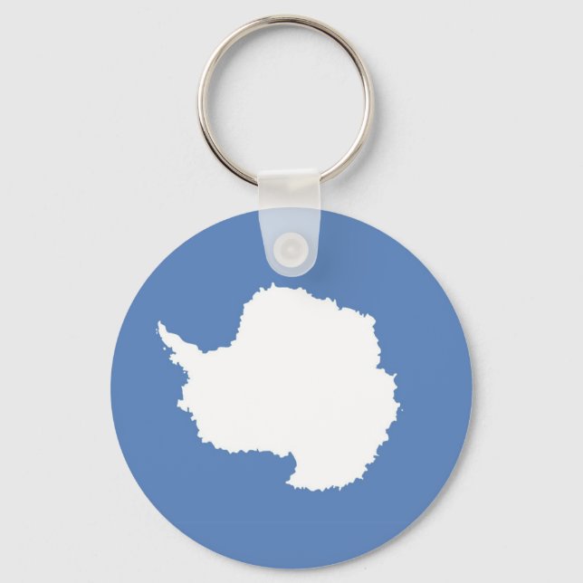 Antarctica continent flag symbol key ring (Front)