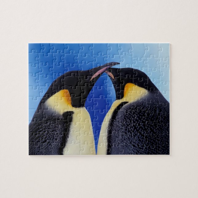 Antarctica, Emperor Penguins Jigsaw Puzzle (Horizontal)