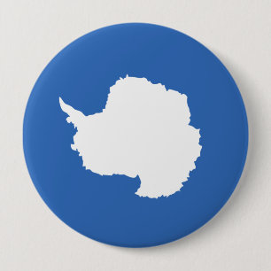 Antarctica Flag 10 Cm Round Badge