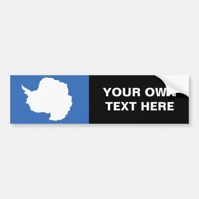 Antarctica Flag Bumper Sticker (Front)