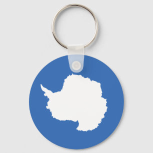 Antarctica Flag Key Ring