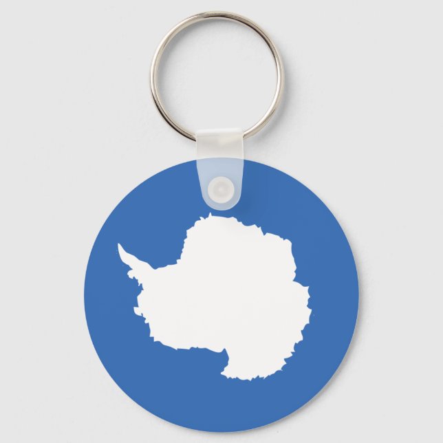 Antarctica Flag Key Ring (Front)