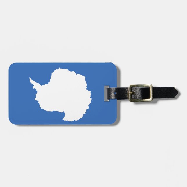 Antarctica Flag Luggage Tag (Front Horizontal)