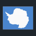 Antarctica Flag Postcard<br><div class="desc">Antarctica flag,  Antarctica,  desert,  snow,  glacier,  south pole,  Paradise Harbour,  Lemaire Channel,  flag,  iceberg,  penguins,  travel,  adventure,  south america,  vostok,  british,  anime,  vintage,  explore,  hiking,  Mother Earth,  environmentalist,  conservation,  wildlife, </div>