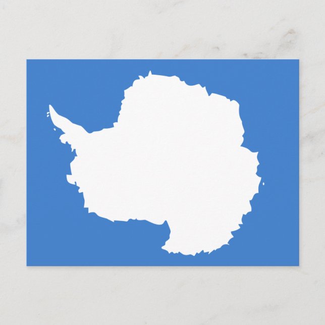 Antarctica Flag Postcard (Front)