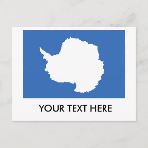 Antarctica Flag Postcard