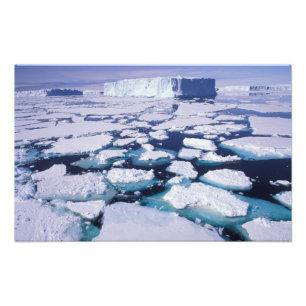 Antarctica, Ice flow. Photo Print