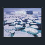 Antarctica, Ice flow. Postcard<br><div class="desc">Antarctica,  Ice flow � Tony Berg / superstock.com</div>