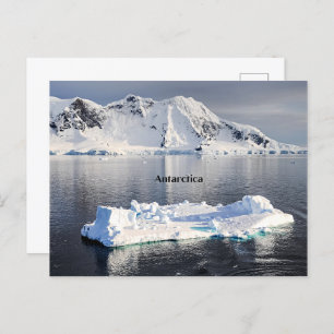 Antarctica iceberg postcard