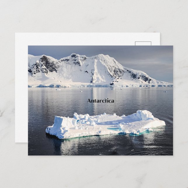 Antarctica iceberg postcard (Front/Back)