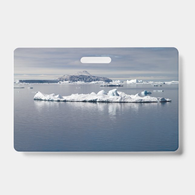 Antarctica landscape ID badge (Front)