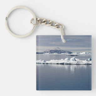 Antarctica landscape key ring