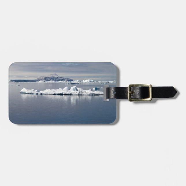 Antarctica landscape luggage tag (Front Horizontal)
