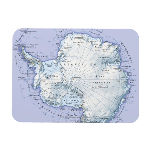 Antarctica Magnet (Horizontal)