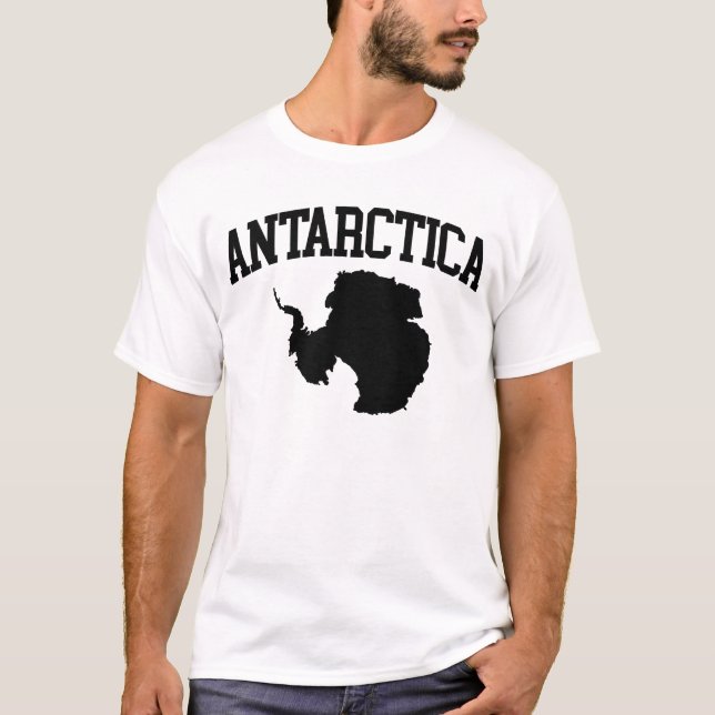 Antarctica Map Of Antarctica T-Shirt (Front)