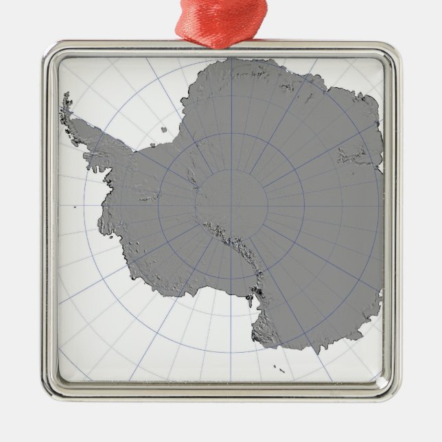 Antarctica Metal Ornament (Front)