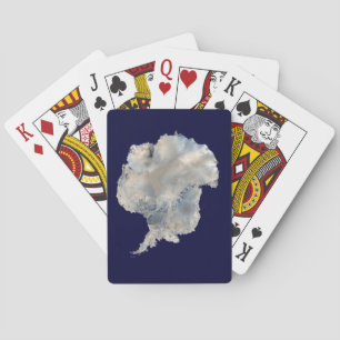Antarctica (NASA Blue Marble Imagery) Playing Cards