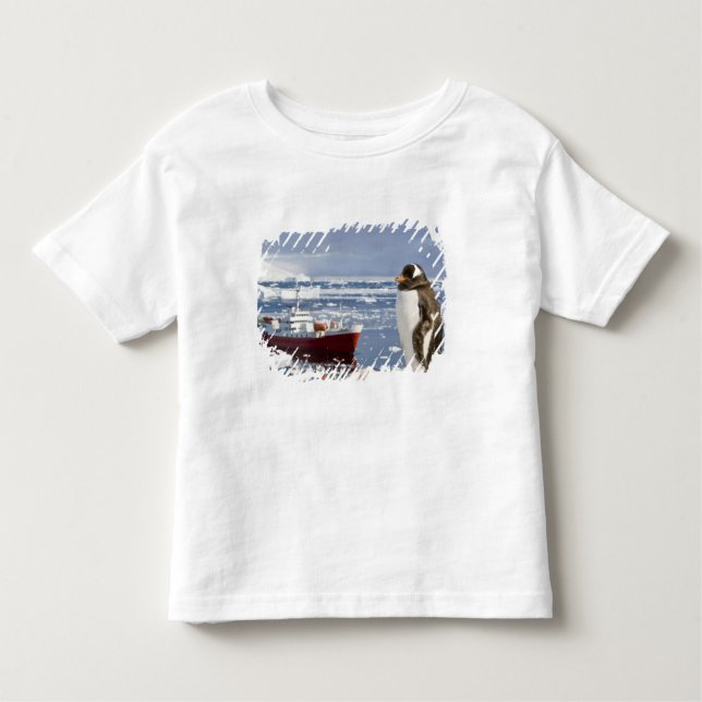 Antarctica, Neko Cove (Harbour). Gentoo penguin Toddler T-Shirt (Front)